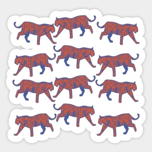 Tigers Pattern 1 Sticker